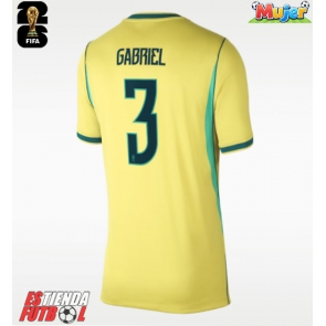 Brasil Gabriel Magalhaes #3 Primera Equipación Mujer Mundial 2026 Manga Corta